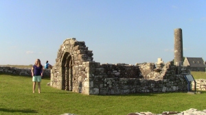 Holy Island has the ruins of six churches with some dating back 1400 years